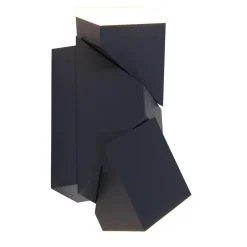 Straluma Rechthoekige LED buitenlamp verstelbaar zwart aluminium> Wandlampen|Buitenlampen