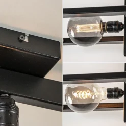 Straluma Rechthoekige plafondlamp triple square mat zwart></noscript> Plafondlampen|Design Verlichting