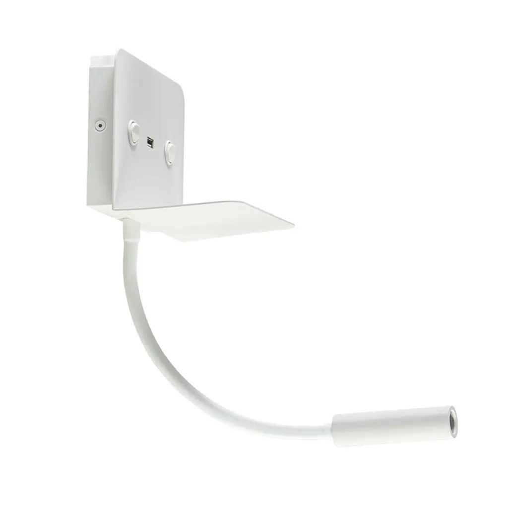 Straluma Rechthoekige wandlamp inclusief LED en USB> Wandlampen|Bedlampjes