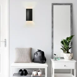 Straluma Rechthoekige wandlamp mat zwart G9><noscript><img width=