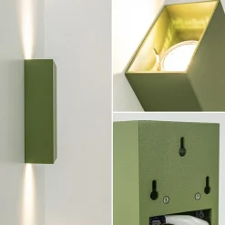 Straluma Rechthoekige wandlamp up+down groen><noscript><img width=