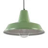 Straluma Retro metalen hanglamp groen met wit> Woonkamerlampen|Tienerkamerlampen