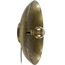 Straluma Robuuste wandlamp Neva rond 50 cm antiek brons> Wandlampen|Light and Living