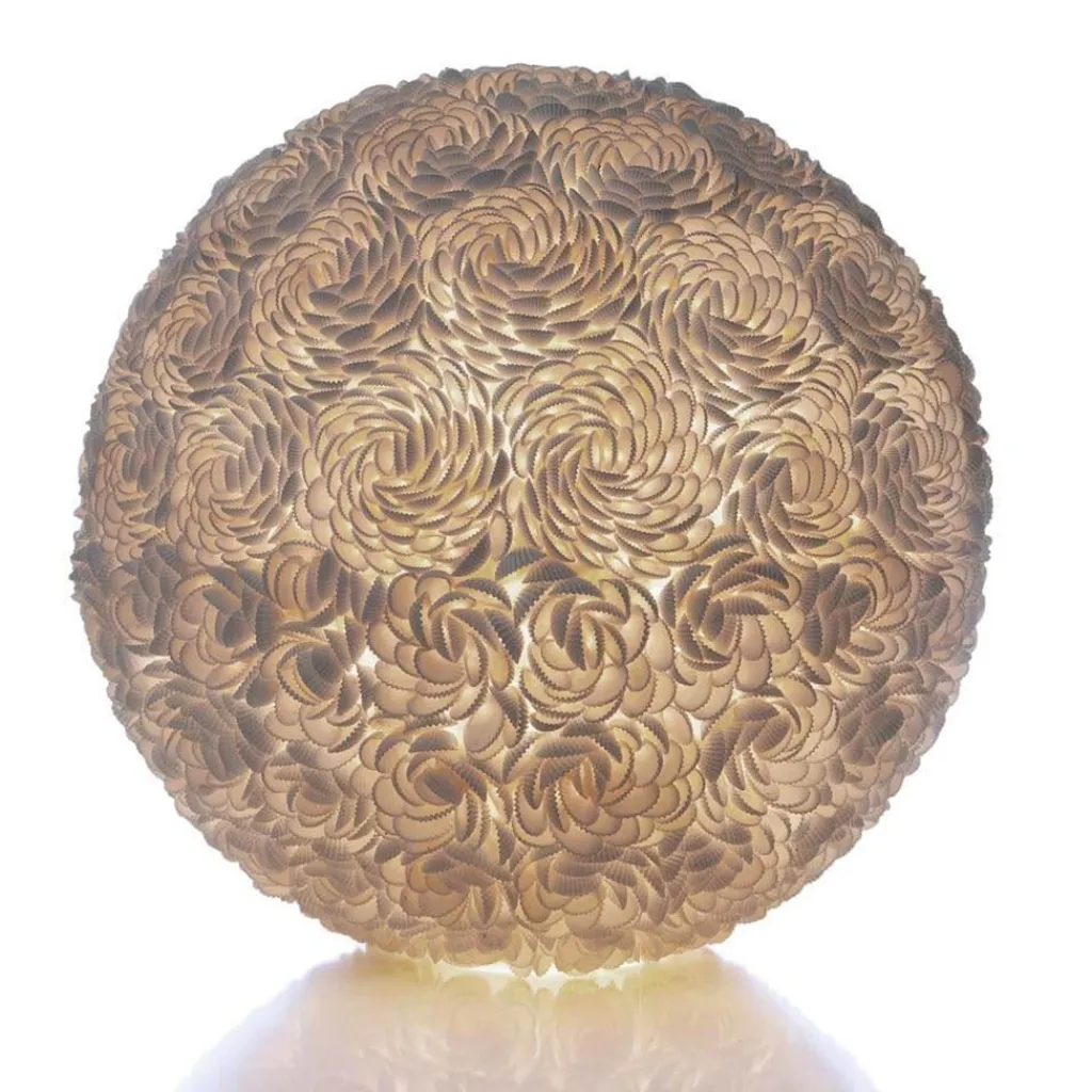 Straluma Romantische tafellamp schelpen rozen> Schelpenlampen|Slaapkamerlampen