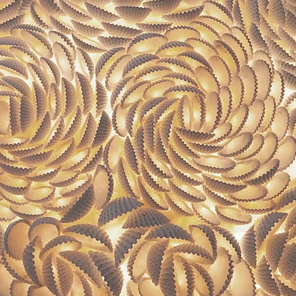 Straluma Romantische tafellamp schelpen rozen> Schelpenlampen|Slaapkamerlampen