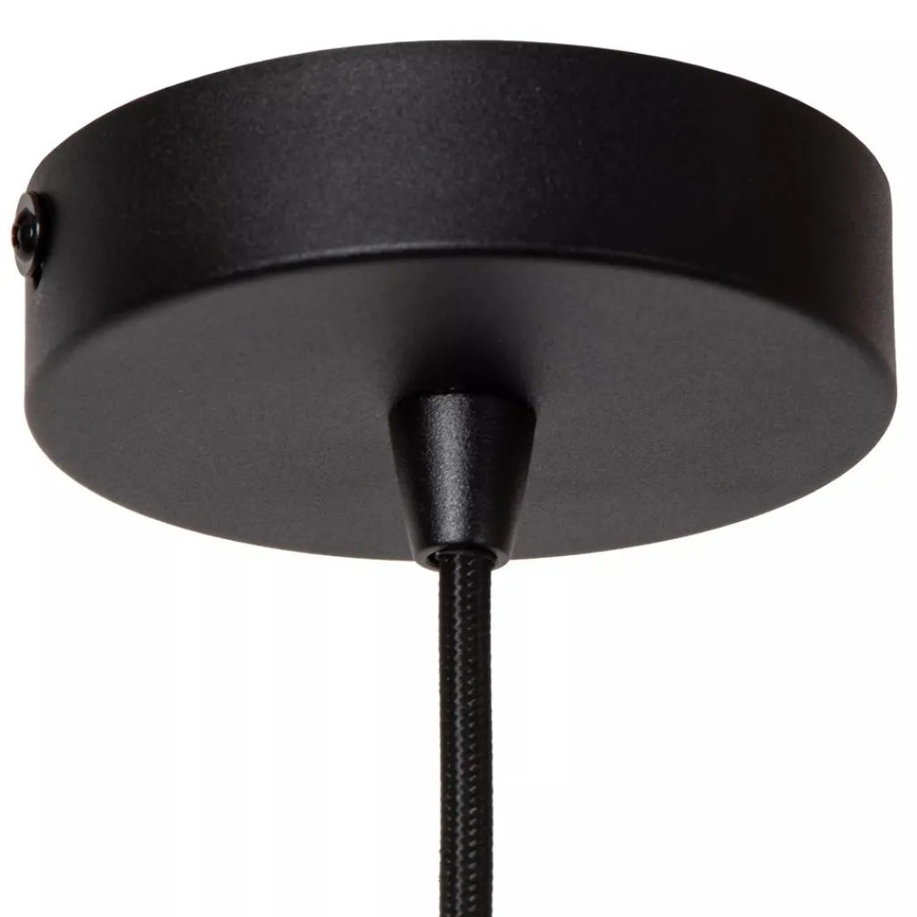 Straluma Ronde hanglamp zwart metaal met goud> Hanglampen|Industriële Verlichting