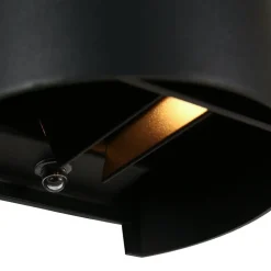 Straluma Ronde LED buitenlamp zwart inclusief lichtsensor></noscript> Wandlampen|Buitenlampen