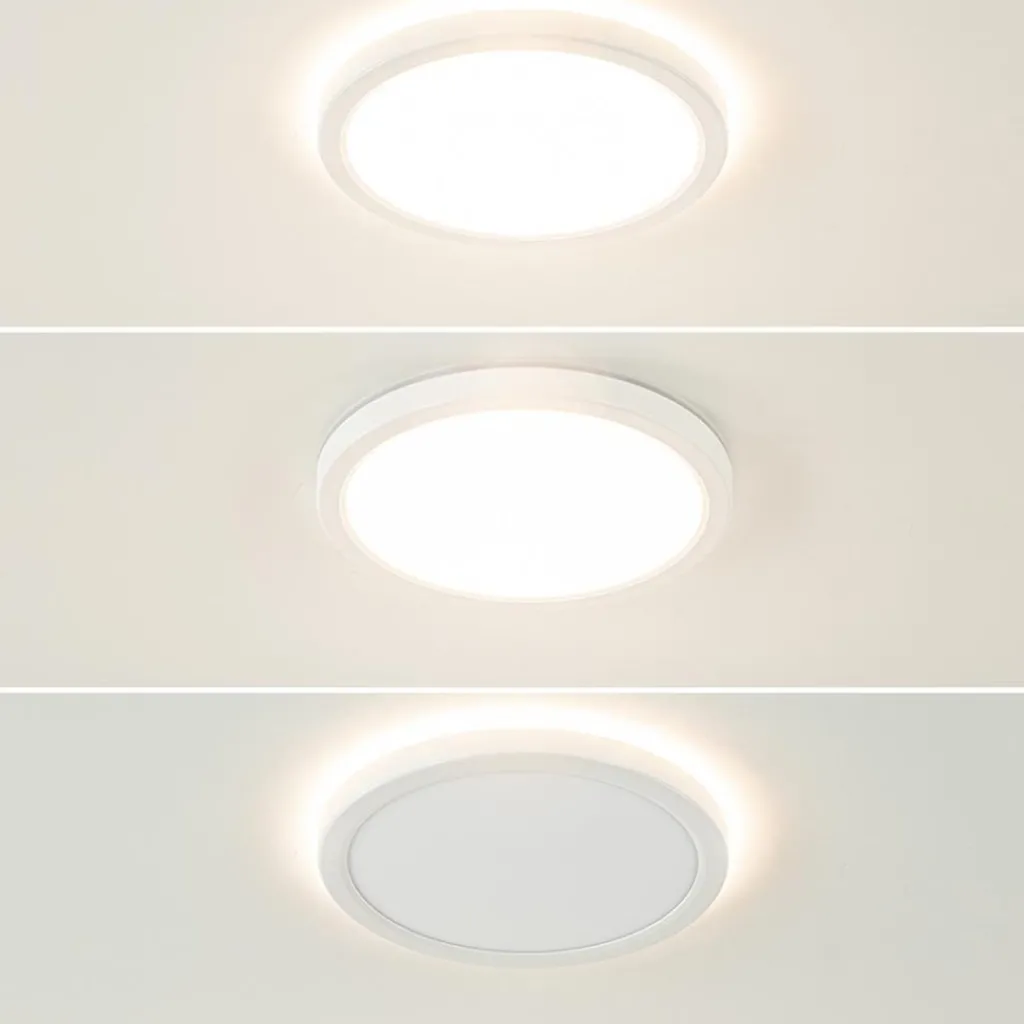 Straluma Ronde LED plafondlamp wit met 3 licht opties> Plafondlampen|Wandlampen