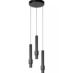 Straluma Ronde 3-lichts hanglamp cilinders inclusief LED> Hanglampen|Eettafellampen