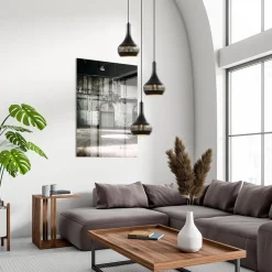 Straluma Ronde 3-lichts hanglamp mat zwart met goud></noscript> Eettafellampen|Eetkamerverlichting