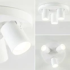 Straluma Ronde 3-lichts opbouwspot mat wit><noscript><img width=