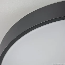 Straluma Ronde plafondlamp zwart inclusief LED en remote><noscript><img width=