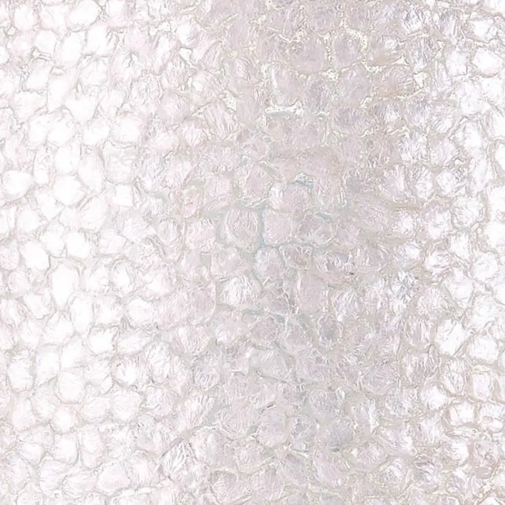 Straluma Ronde schelpen hanglamp wit/parelmoer 50 cm> Schelpenlampen|Halverlichting