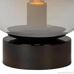 Straluma Ronde tafellamp smokey glas></noscript> Woonkamerlampen|Slaapkamerlampen