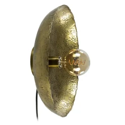 Straluma Ronde wandlamp Neva antiek brons met snoer> Light and Living|Woonkamerlampen