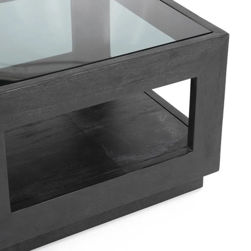 Straluma Salontafel Liam 60x60x40 cm - zwart> Salontafels