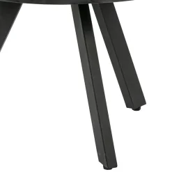 Straluma Salontafel rond hout zwart 60 cm></noscript> Bijzettafels|Salontafels