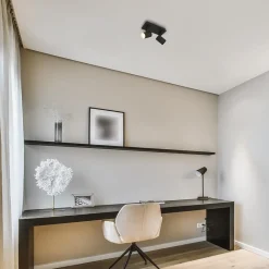 Straluma Scandinavische plafondspot inclusief dim to wam LED></noscript> Plafondlampen|Opbouwspots