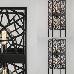 Straluma Scandinavische vloerlamp zwart frame><noscript><img width=