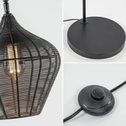 Straluma Scandinavische vloerlamp Alvaro mat zwart><noscript><img width=
