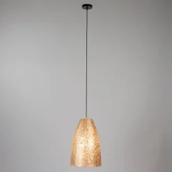 Straluma Schelpen hanglamp goud rond> Schelpenlampen|Woonkamerlampen