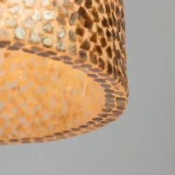 Straluma Schelpen hanglamp goud rond></noscript> Schelpenlampen|Woonkamerlampen