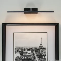 Straluma Schilderijlamp Matisse zwart 34cm></noscript> Wandlampen|Woonkamerlampen