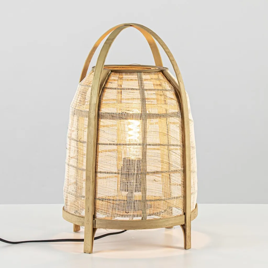 Straluma Sfeervolle tafellamp Jacinto naturel Light and Living> Tafellampen|Light and Living