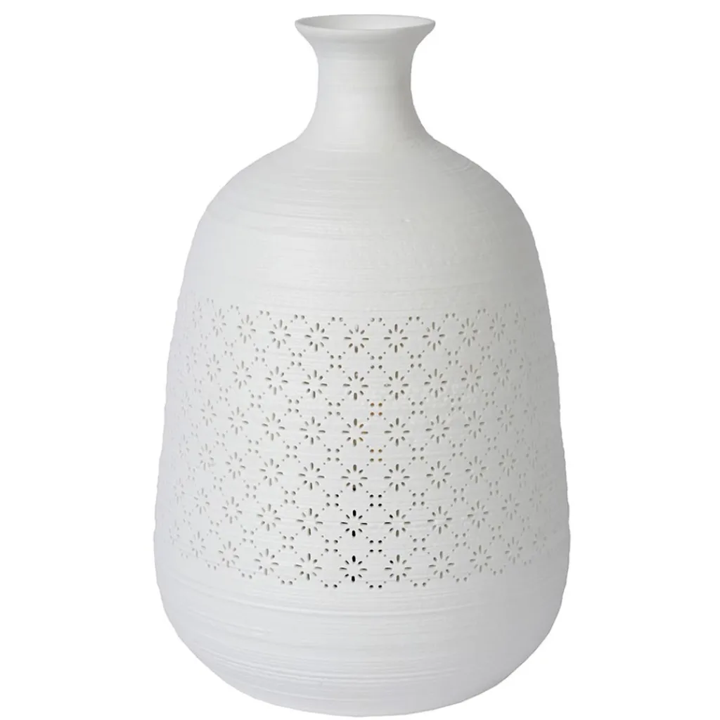 Straluma Sfeervolle tafellamp wit porselein decoratief> Tafellampen|Oosterse Verlichting