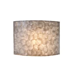 Straluma Sfeervolle wandlamp creme schelpen kamer> Schelpenlampen|Woonkamerlampen