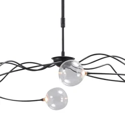 Straluma Sierlijke LED hanglamp met helder glas dimbaar></noscript> Hanglampen|Eettafellampen