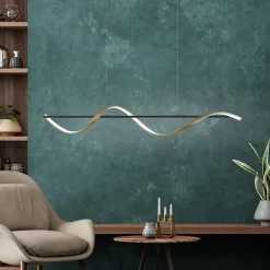 Straluma Smart hanglamp antraciet/goud inclusief remote><noscript><img width=