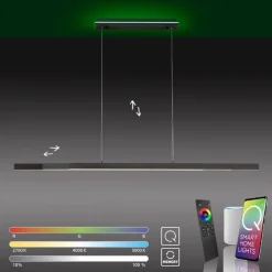 Straluma Smart hanglamp mat zwart verstelbaar></noscript> Hanglampen|Smart lampen