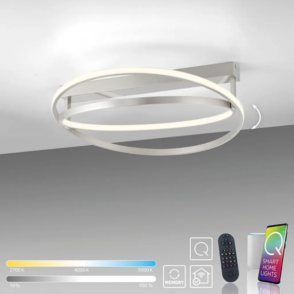 Straluma Smart Plafondlamp LED staal verstelbaar> Plafondlampen|Smart lampen