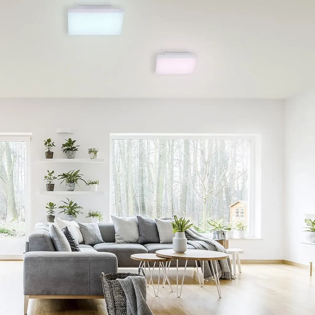 Straluma Smart plafondlamp square wit dimbaar> Plafondlampen|Smart lampen