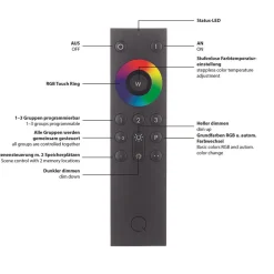 Straluma Smart plafondlamp wit met chroom IP44><noscript><img width=