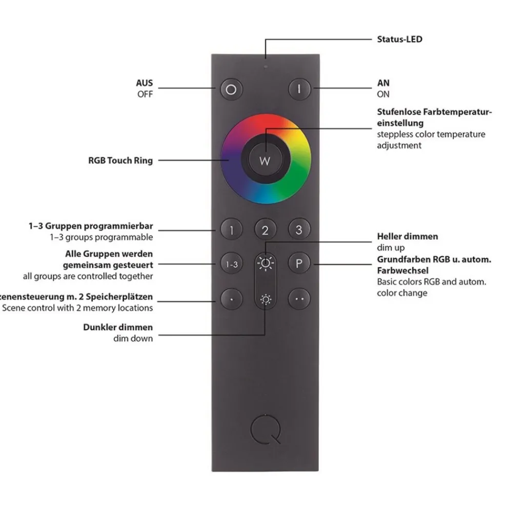 Straluma Smart plafondlamp wit met chroom IP44> Plafondlampen|Smart lampen
