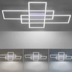 Straluma Smart plafond/wandlamp rechthoeken inclusief remote></noscript> Plafondlampen|Wandlampen