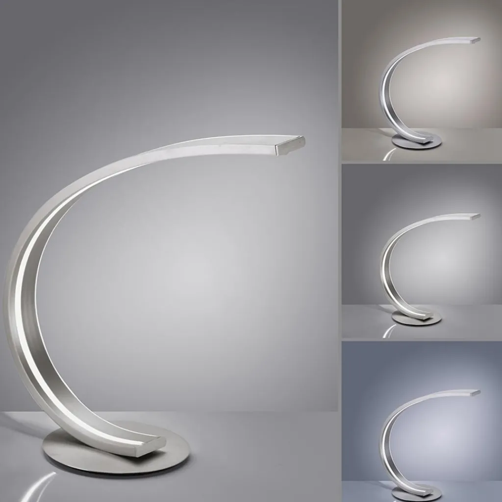 Straluma Smart tafellamp boog aluminium met LED> Tafellampen|Smart lampen