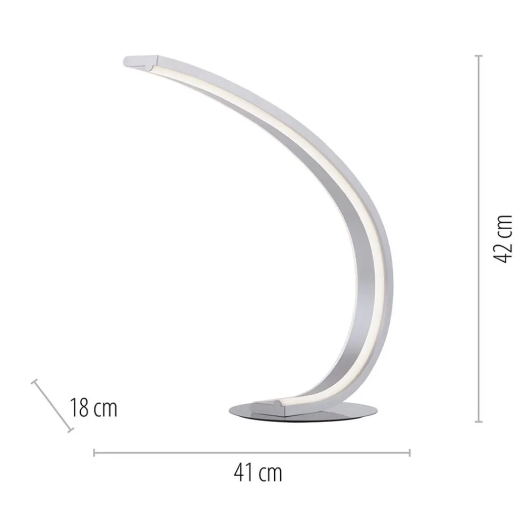 Straluma Smart tafellamp boog aluminium met LED> Tafellampen|Smart lampen