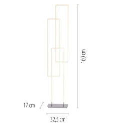 Straluma Smart vloerlamp rechthoeken aluminium><noscript><img width=