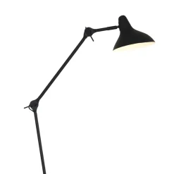 Straluma Staande leeslamp Anne Kasket zwart> Vloerlampen|Retro Verlichting