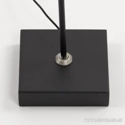 Straluma Staande leeslamp Blok zwart incl.dimmer></noscript> Vloerlampen|Leeslampen