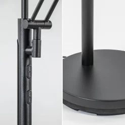 Straluma Staande uplighter+leesarm zwart dim.cct></noscript> Vloerlampen|Leeslampen