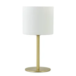 Straluma Stijlvolle tafellamp mat goud met wit glas> Tafellampen|Luxe Verlichting