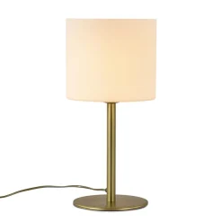 Straluma Stijlvolle tafellamp mat goud met wit glas> Tafellampen|Luxe Verlichting