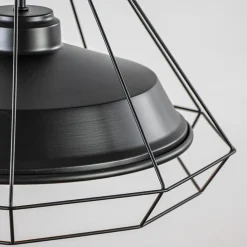 Straluma Stoere hanglamp industrieel/Scandinavisch mat zwart></noscript> Woonkamerlampen|Slaapkamerlampen