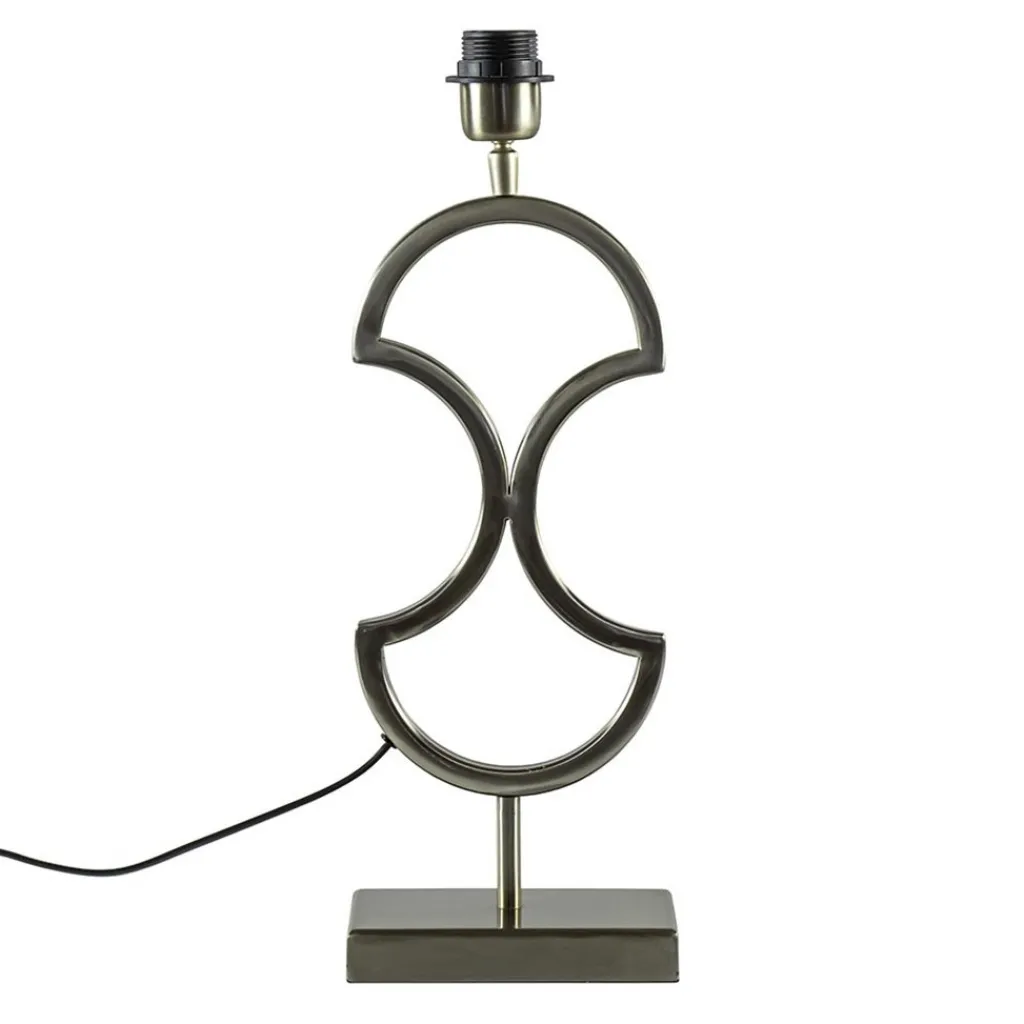 Straluma Strak klassieke lampvoet Riava licht goud> Tafellampen|Lampenvoeten