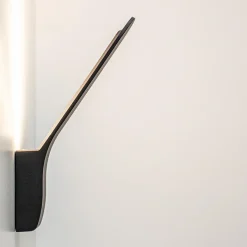 Straluma Strakke design LED buitenlamp zwart wand> Wandlampen|Buitenlampen