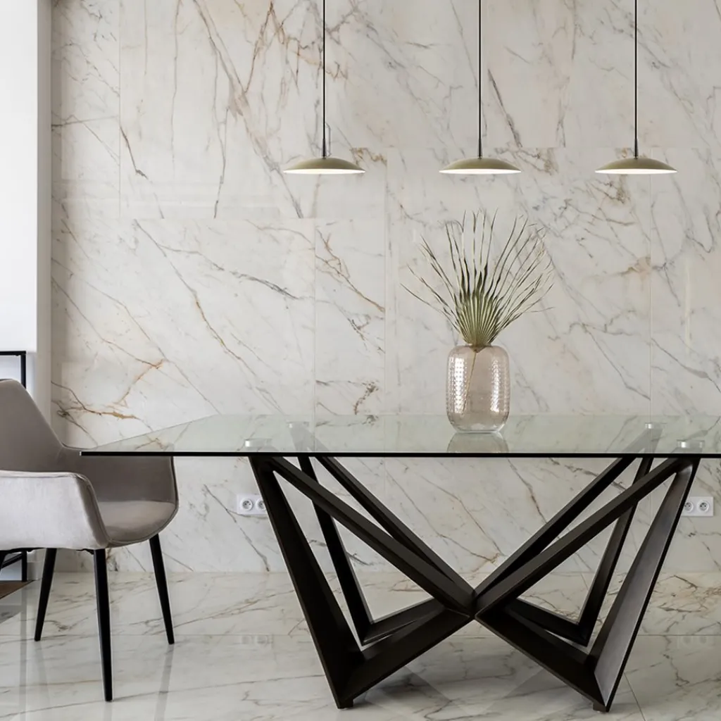 Straluma Strakke 3-lichts hanglamp LED mat zwart/mat goud> Hanglampen|Eettafellampen